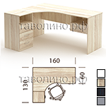 Стол офисный угловой SIMPLE КМП-005